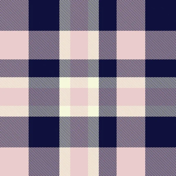 Roze Marine Plaid Geruit Tartan Naadloos Patroon Geschikt Voor Mode — Stockvector