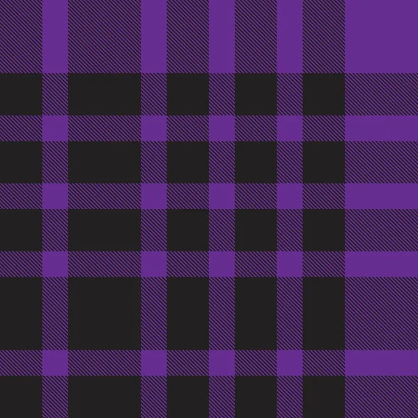 Plaid Violet Carreaux Motif Tartan Sans Couture Adapté Aux Textiles — Image vectorielle