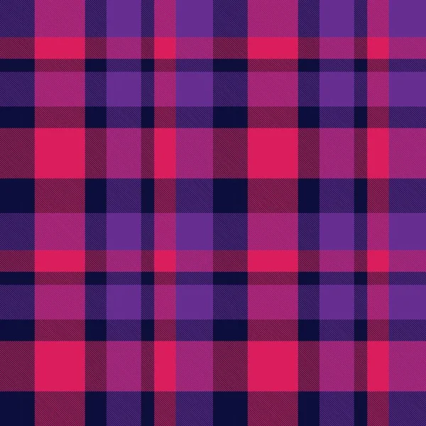 Plaid Púrpura Cuadros Tartán Patrón Sin Costura Adecuado Para Textiles — Archivo Imágenes Vectoriales