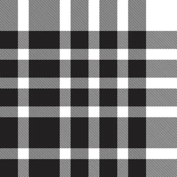 Carreaux Noir Blanc Carreaux Motif Tartan Sans Couture Adapté Aux — Image vectorielle