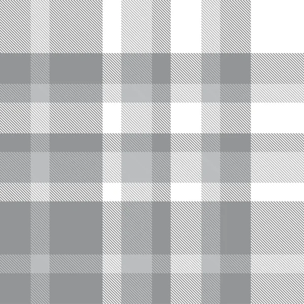 Grey Plaid Kostkovaný Tartan Bezešvý Vzor Vhodný Pro Módní Textil — Stockový vektor