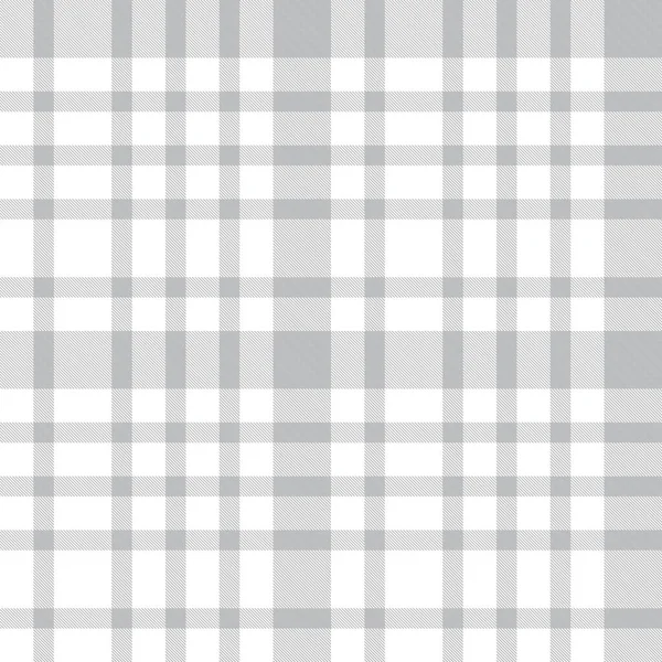 Xadrez Branco Xadrez Tartan Padrão Sem Costura Adequado Para Têxteis — Vetor de Stock