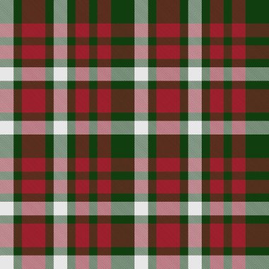 Moda tekstil ve grafikleri için uygun Noel ekoseli, ekoseli, ekoseli, ekose desenli