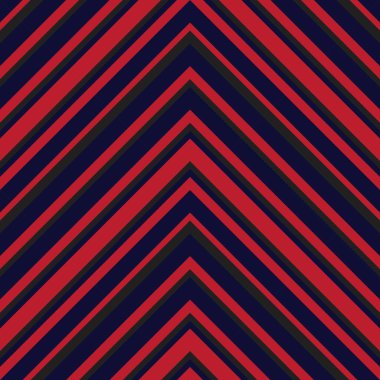 Moda tekstili ve grafikleri için uygun kırmızı ve mavi köşegen çizgili, dikişsiz arkaplan