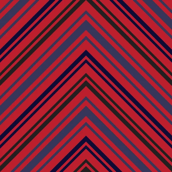 Red Chevron Diagonal Striped Seamless Pattern Background Suitable Fashion Textiles — Stock Vector