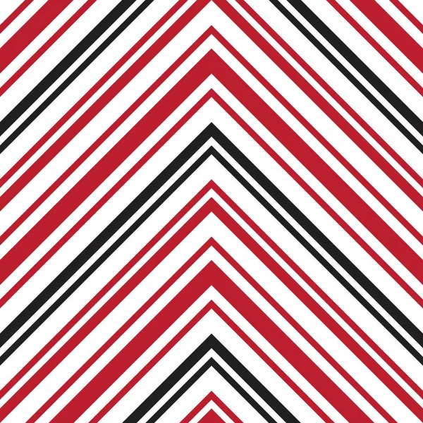 Red Chevron Diagonal Striped Seamless Pattern Background Suitable Fashion Textiles — Stock Vector