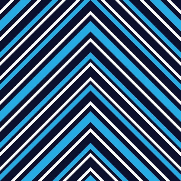 Fondo Patrón Sin Costura Rayado Diagonal Chevron Azul Adecuado Para — Vector de stock