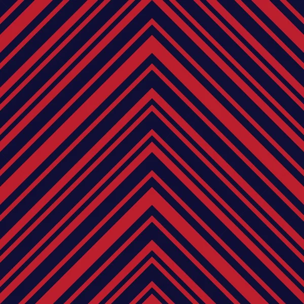 Fondo Sin Costuras Rayado Diagonal Chevron Rojo Azul Adecuado Para — Vector de stock