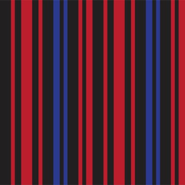 Moda tekstil ve grafikleri için uygun kırmızı ve mavi dikey çizgili dikişsiz arkaplan