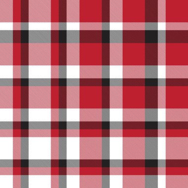 Moda tekstil ve grafikleri için uygun kırmızı ekose, kareli, tartan desenli