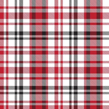 Moda tekstil ve grafikleri için uygun kırmızı ekose, kareli, tartan desenli