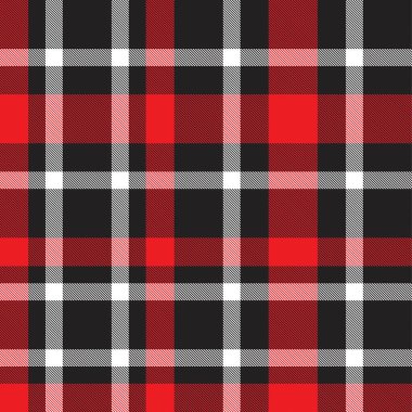 Moda tekstil ve grafikleri için uygun kırmızı ekose, kareli, tartan desenli