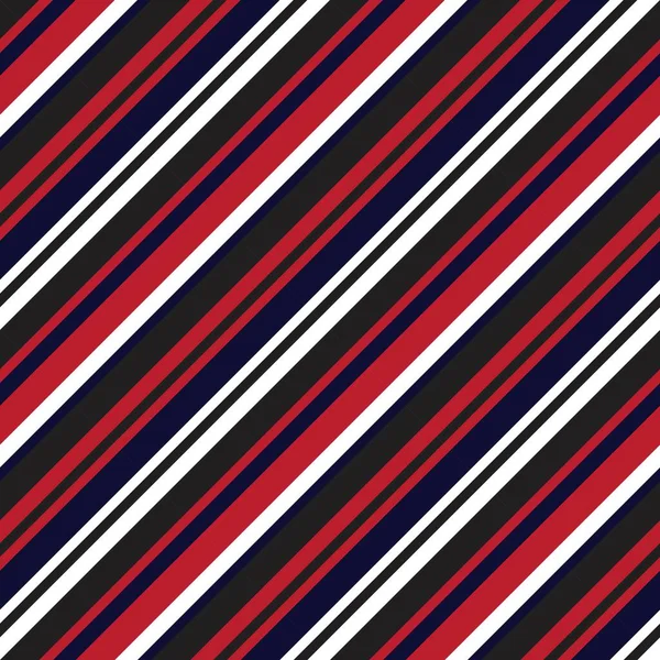 Red Blue Diagonal Striped Seamless Pattern Background Suitable Fashion Textiles — Stock Vector