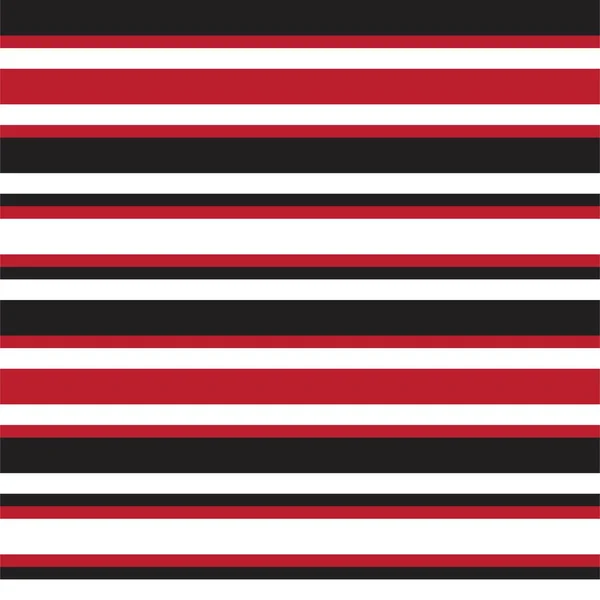 Red Horizontal Striped Seamless Pattern Background 그래픽 — 스톡 벡터