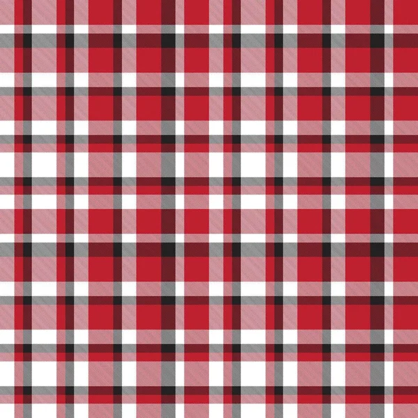 Red Plaid Checkered Tartan Seamless Pattern Suitable Fashion Textiles Graphics — Stock Vector