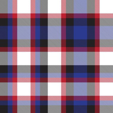 Moda tekstil ve grafikleri için uygun kırmızı ve lacivert, ekoseli, ekoseli, ekosesiz desenli