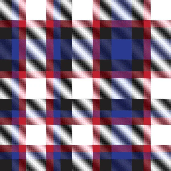 Xadrez Vermelho Marinho Xadrez Tartan Padrão Sem Costura Adequado Para —  Vetores de Stock