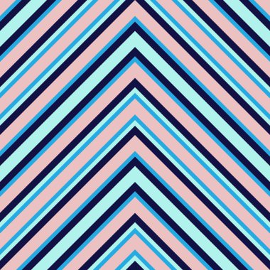 Moda tekstili ve grafikleri için uygun pembe ve lacivert köşegen çizgili desenli arkaplan.