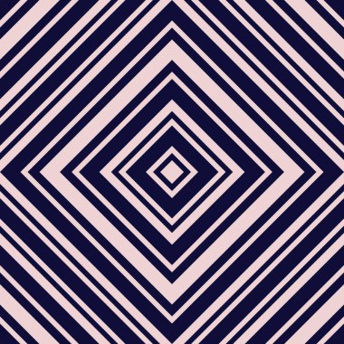 Moda tekstili ve grafikleri için uygun pembe ve lacivert köşegen çizgili desensiz arkaplan
