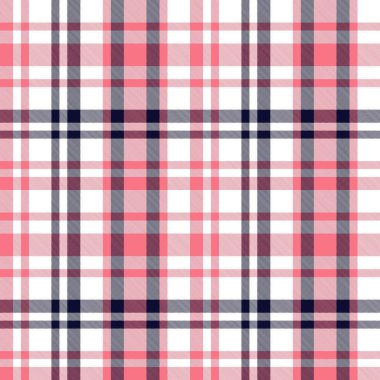 Moda tekstil ve grafikleri için uygun beyaz ekose, kareli, tartan desenli