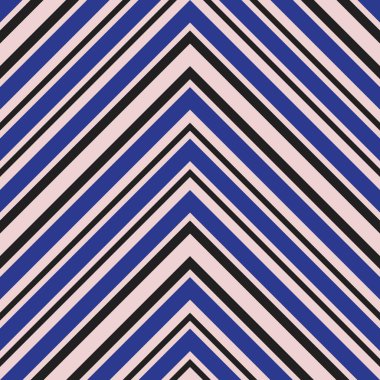 Moda tekstili ve grafikleri için uygun pembe ve lacivert köşegen çizgili desenli arkaplan.