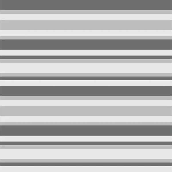 Gris Horizontal Rayado Sin Costuras Patrón Fondo Adecuado Para Textiles — Vector de stock