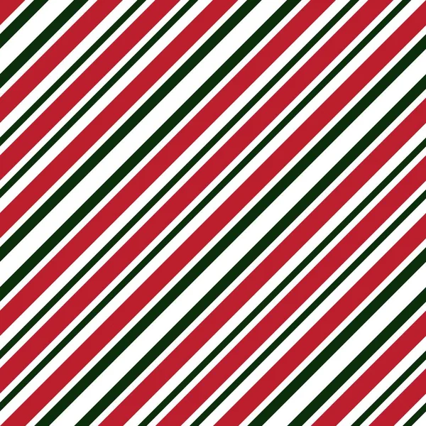 Navidad Diagonal Rayas Sin Costura Patrón Fondo Adecuado Para Textiles — Vector de stock