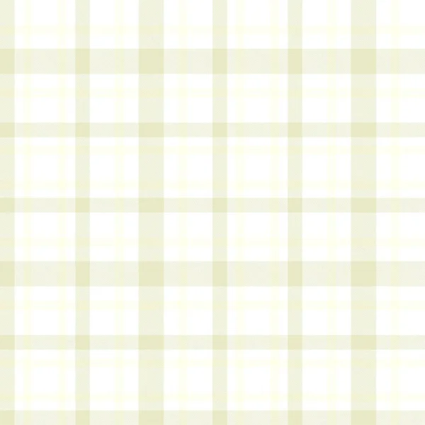 Plaid Amarillo Cuadros Tartán Patrón Sin Costura Adecuado Para Textiles — Vector de stock