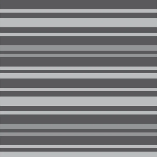 Gris Horizontal Rayado Sin Costuras Patrón Fondo Adecuado Para Textiles — Vector de stock