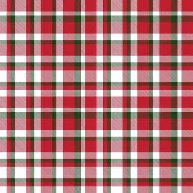 Moda tekstil ve grafikleri için uygun Noel ekoseli, ekoseli, ekoseli, ekose desenli
