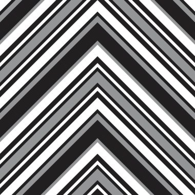 Siyah ve beyaz Chevron köşegen çizgili desensiz arka plan moda tekstil ve grafikleri için uygun.