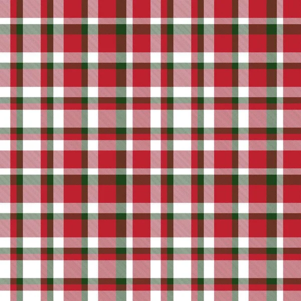 Christmas Plaid Checked Tartan Seamless Paterial Appeared Fashion Textiles Graphics — стоковий вектор