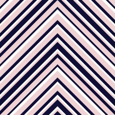 Moda tekstili ve grafikleri için uygun pembe ve lacivert köşegen çizgili desenli arkaplan.