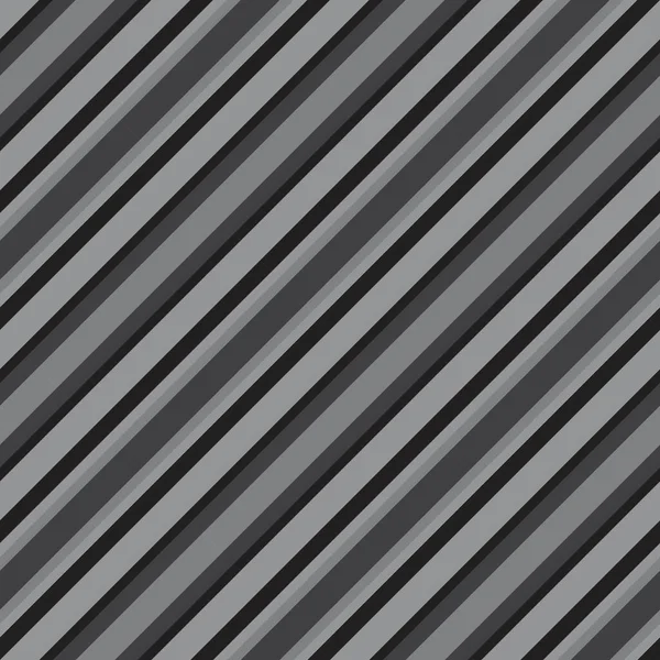 Grauer Diagonal Gestreifter Nahtloser Musterhintergrund Für Modetextilien Grafiken — Stockvektor