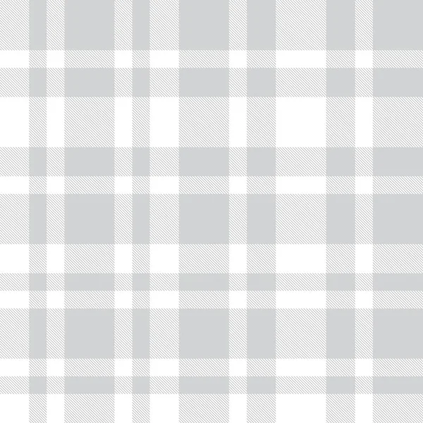 Xadrez Branco Xadrez Tartan Padrão Sem Costura Adequado Para Têxteis — Vetor de Stock