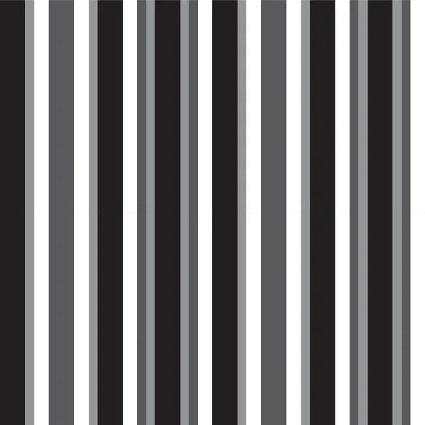 Black White Vertical Striped Seamless Pattern Background Suitable Fashion Textiles — Stock Vector