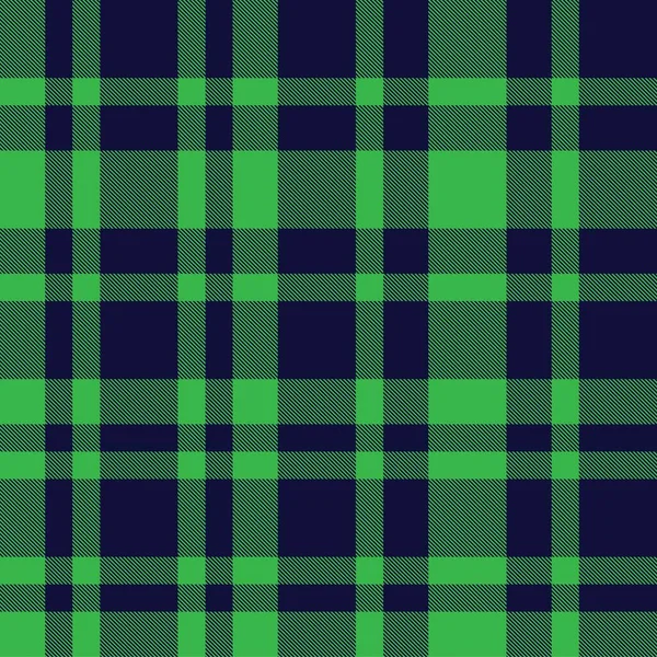 Green Plaid Geruit Tartan Naadloos Patroon Geschikt Voor Mode Textiel — Stockvector