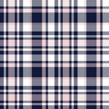 Moda tekstil ve grafikleri için uygun pembe ve denizci ekoseli, ekoseli, ekosesiz desen