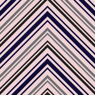 Moda tekstili ve grafikleri için uygun pembe ve lacivert köşegen çizgili desenli arkaplan.