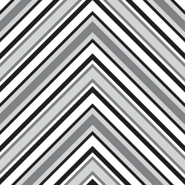 Chevron Noir Blanc Diagonale Rayé Fond Motif Sans Couture Adapté — Image vectorielle