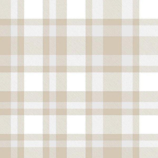 Καφέ Taupe Plaid Tartan Χωρίς Ραφή Μοτίβο Κατάλληλο Για Υφάσματα — Διανυσματικό Αρχείο