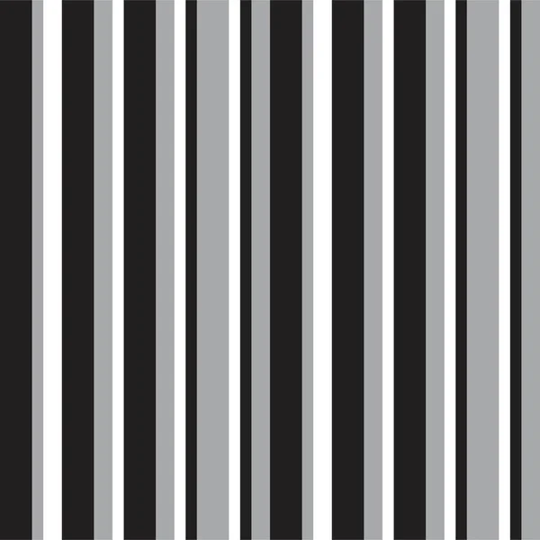 Fondo Patrón Inconsútil Rayado Vertical Blanco Negro Adecuado Para Textiles — Archivo Imágenes Vectoriales