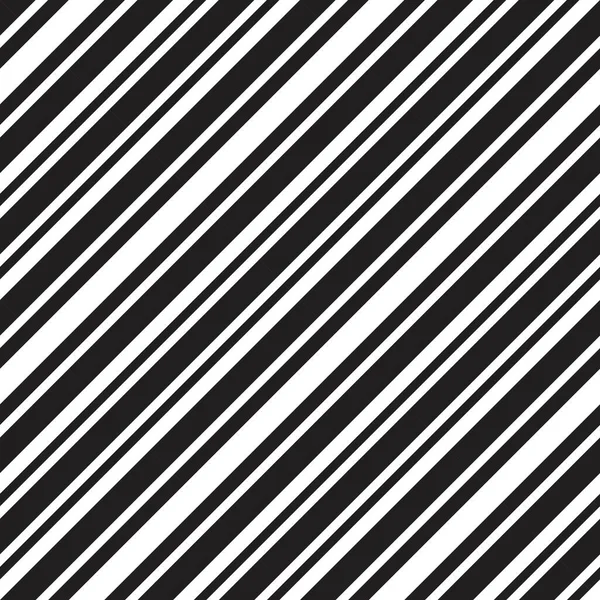 Bianco Nero Diagonale Strisce Senza Cuciture Modello Sfondo Adatto Tessuti — Vettoriale Stock
