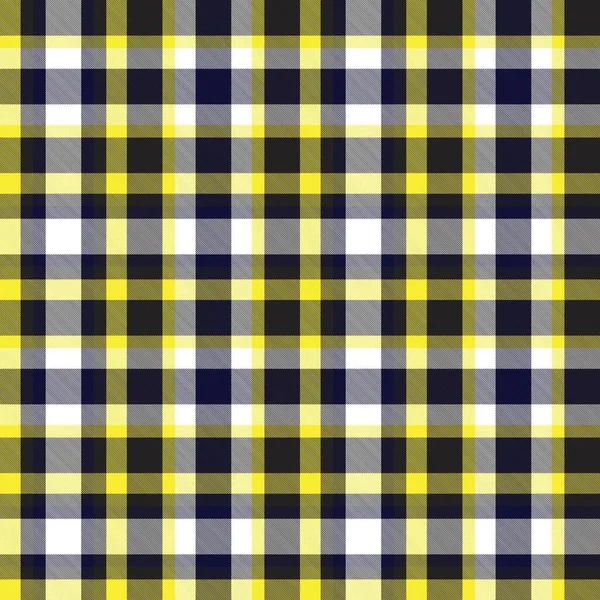 Yellow Plaid Checkered Tartan Seamless Pattern Suitable Fashion Textiles Graphics — Stock Vector