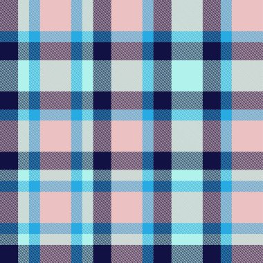 Moda tekstil ve grafikleri için uygun pembe ve denizci ekoseli, ekoseli, ekosesiz desen