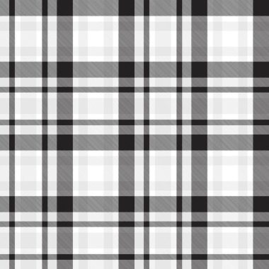Siyah ve beyaz ekoseli, kareli, ekose desenli moda tekstil ve grafikleri için uygun.