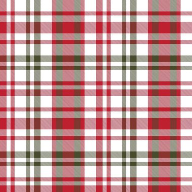 Moda tekstil ve grafikleri için uygun Noel ekoseli, ekoseli, ekoseli, ekose desenli