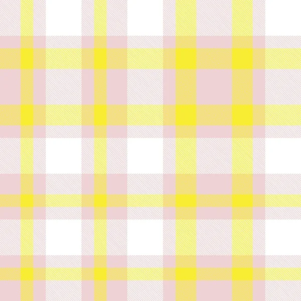 Pink Plaid Kostkované Tartan Bezešvé Vzor Vhodný Pro Módní Textil — Stockový vektor