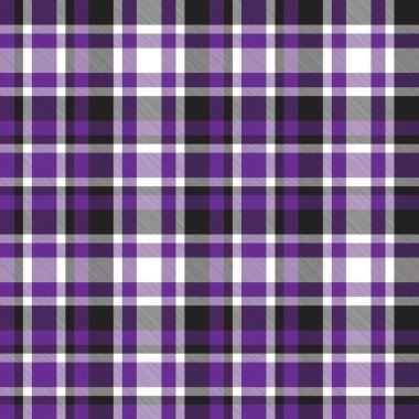 Mor ekose, kareli, tartan desenli moda tekstil ve grafikleri için uygun.