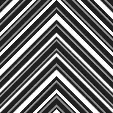 Siyah ve beyaz Chevron köşegen çizgili desensiz arka plan moda tekstil ve grafikleri için uygun.